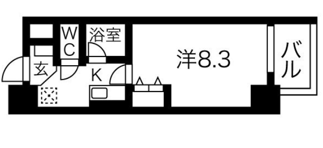 ヒルズ新栄2号館の間取り