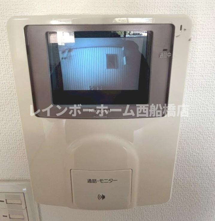 船橋市夏見台１丁目のアパートのセキュリティ