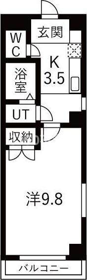 ポレール梅林の間取り