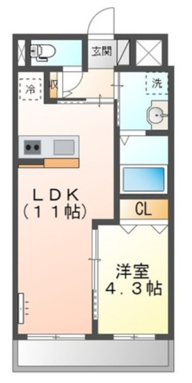 【間取り】 | プリムローズ深井