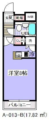 ローズガーデン5番館　A-013の間取り