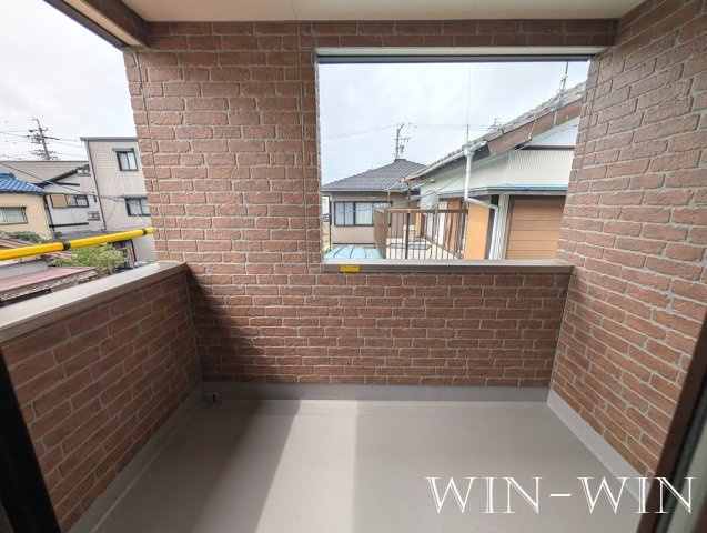 曙町貸家のバルコニー