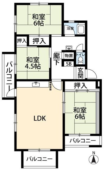 たまプラーザ団地5街区5号棟の画像