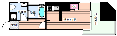 【間取り】 | エスキュート西天満