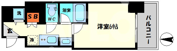 セイワパレス玉造駅上の間取り|セイワパレス玉造駅上　間取り