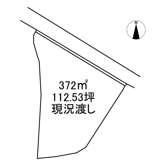 西条市明神木34-1　売土地の土地図