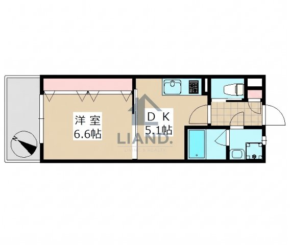  ボヌール博多　東住吉小学校区の間取り|ボヌール博多