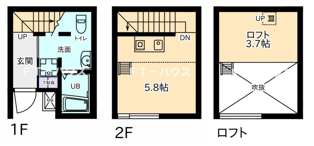 Ｙ’ｓ　Ａｎｎｅｘの間取り