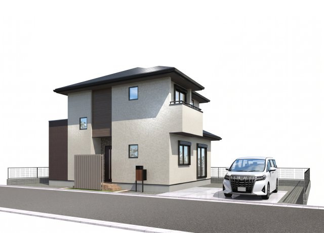 紀美野中学校前2区画・新築戸建の完成予想図