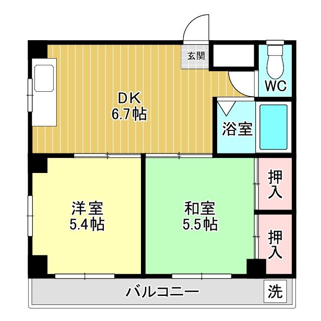 ニューパールハイツの間取り