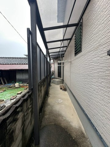 金生町下分　中古戸建の外観|【外観】物干しスペース