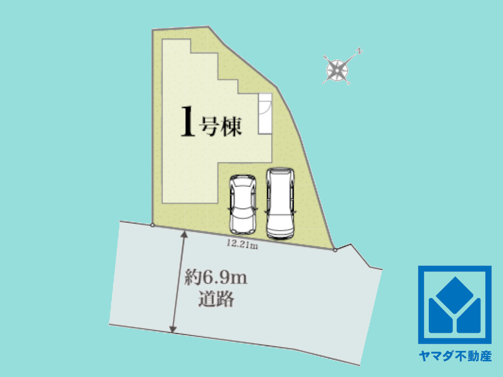 大津市里５丁目　01期の区画図