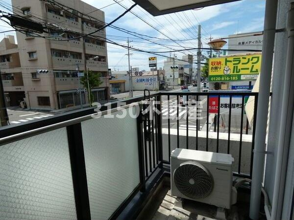 ポレール梅林のバルコニー