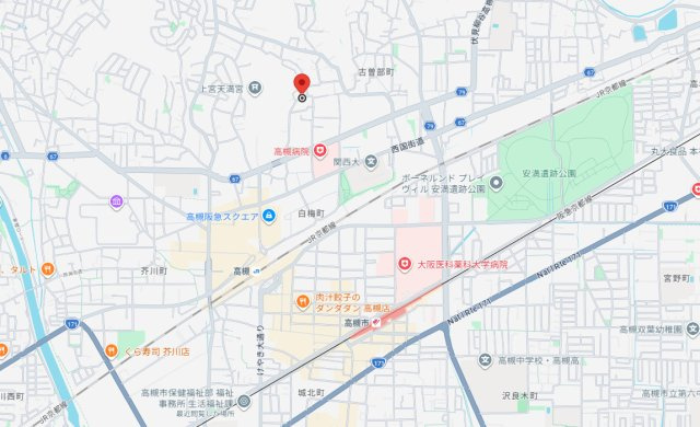 Dresidence古曽部町の地図
