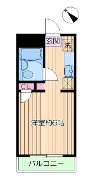 ハイツコスモスの間取り