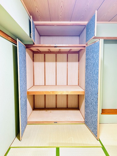 名古屋市港区小碓４丁目の中古マンションの和室|◇和室収納◇　　来客用の布団などが収納できます！