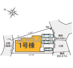 【新築分譲住宅】川越市月吉町3期の区画図