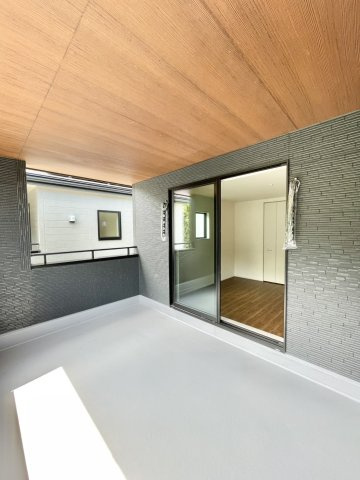 北原7期　新築戸建のバルコニー|インナーバルコニーとなっております