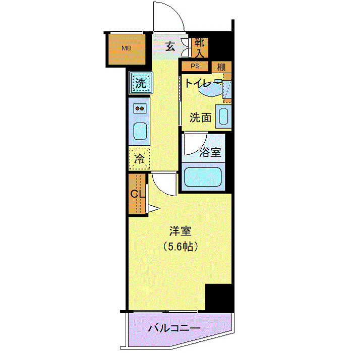 Log横浜駅東の間取り