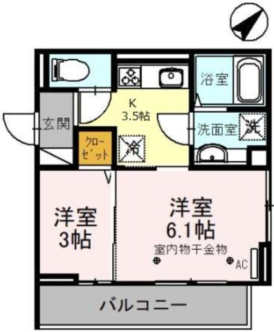 スリーカントリーの間取り