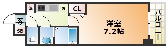 プレサンス兵庫ヴィアーレの間取り