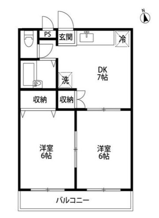 サンクレスト田口の間取り