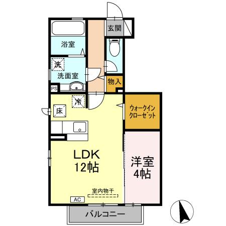 花水木Fの間取り