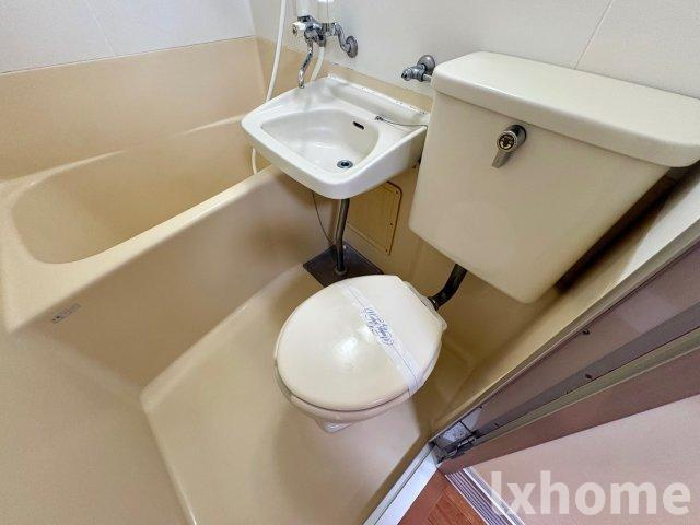 ラインハイムのトイレ|落ち着いた色調のトイレです