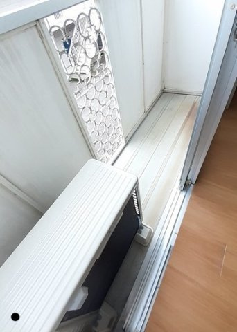 ハイツおおいしのバルコニー