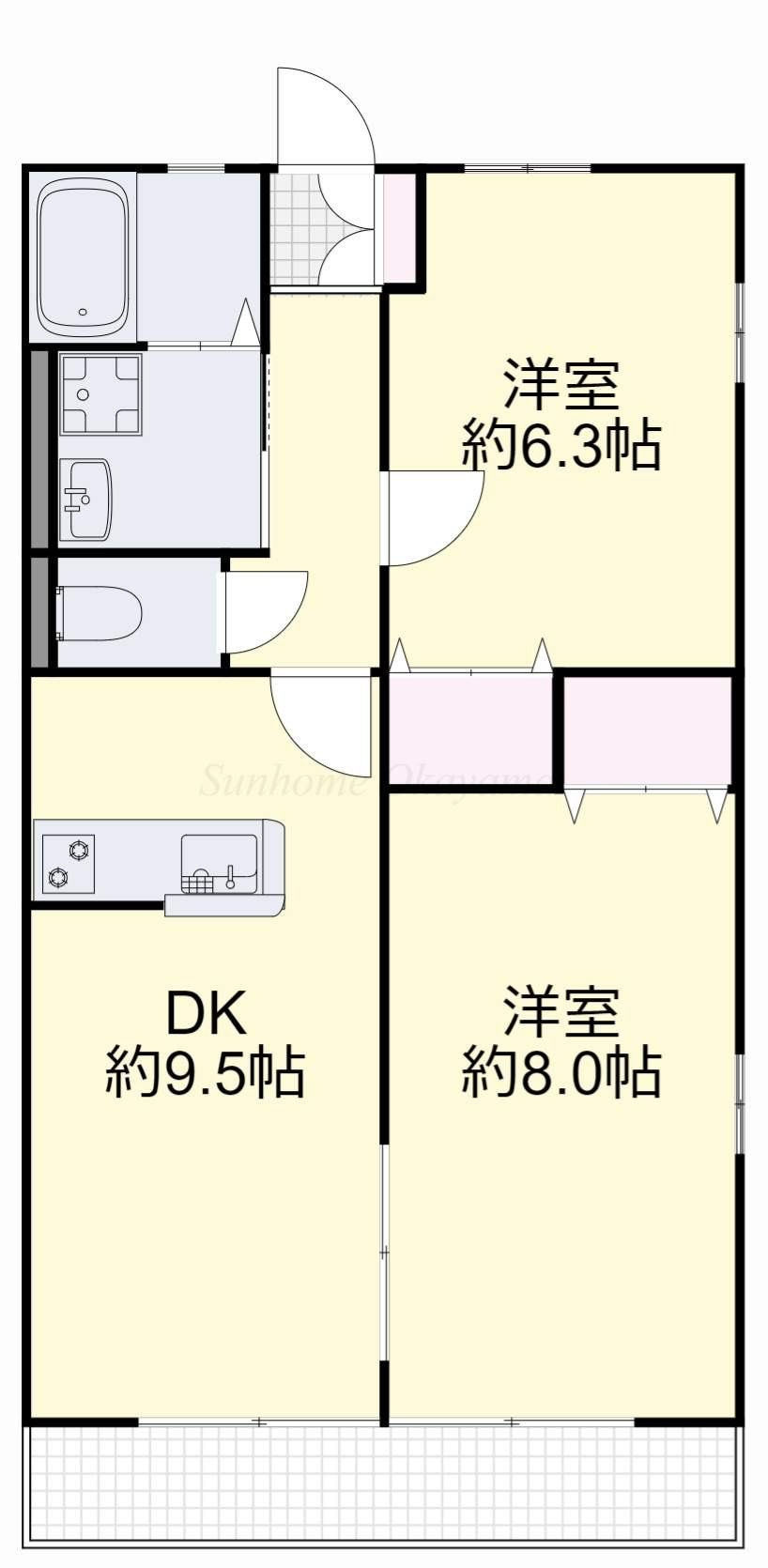 ファミーユＢの間取り