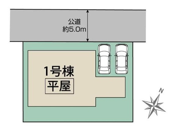 水戸市住吉町　新築戸建の外観