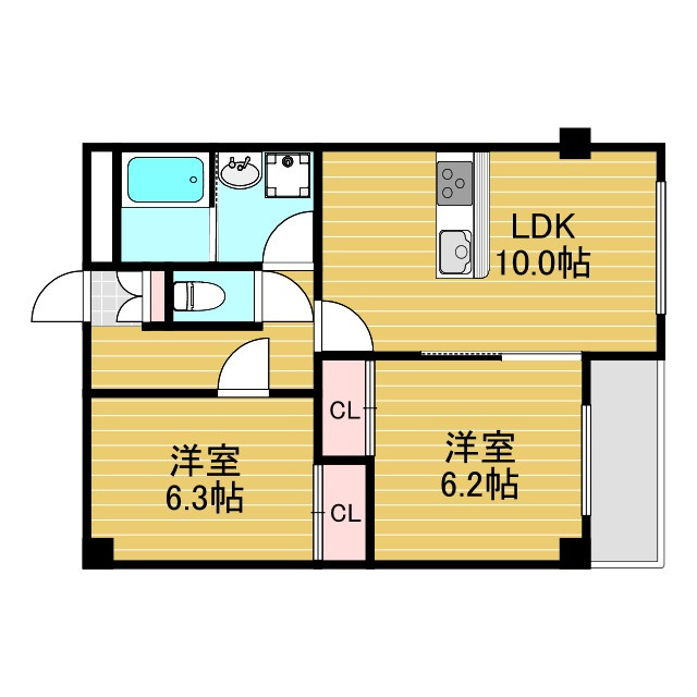 リバーサイドの間取り