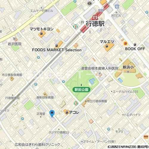 ザ・レジデンス行徳Ⅲの地図|地図