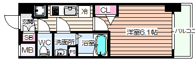 【間取り】 | ポルト・ボヌール梅田WEST