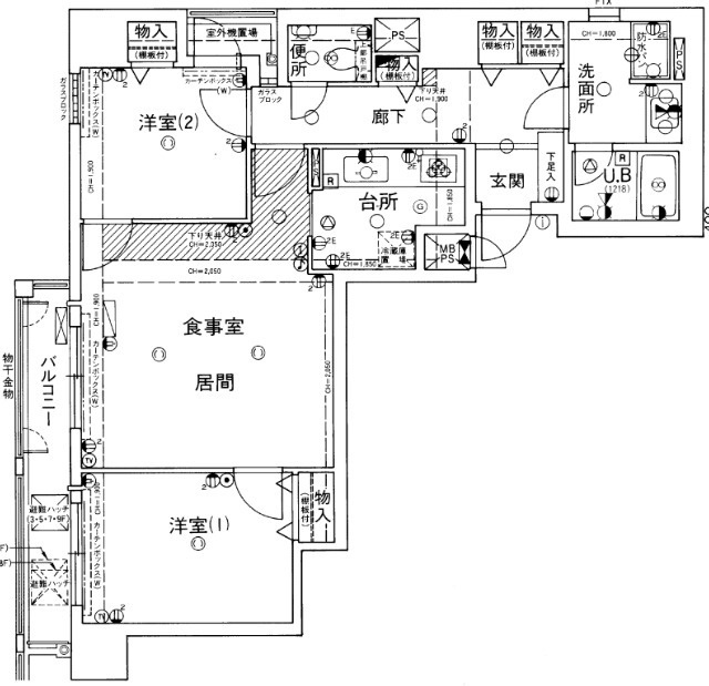 ライオンズマンション尼崎の間取り