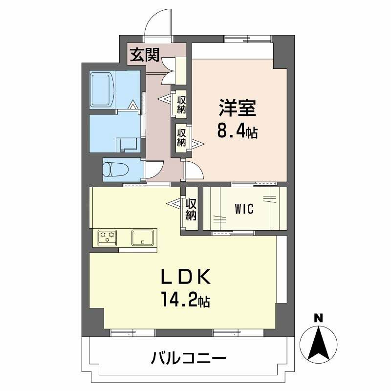 メディオグリシーナＦの間取り
