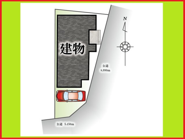 名古屋市中村区高道町１丁目の中古一戸建の区画図|◇区画図◇