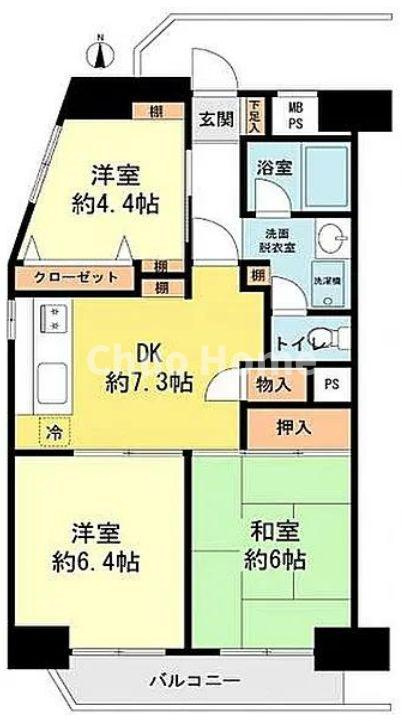 ラブリハイツ亀戸の間取り|5階部分・南向き・南西角部屋住戸につきまして日当たり・通風・眺望良好