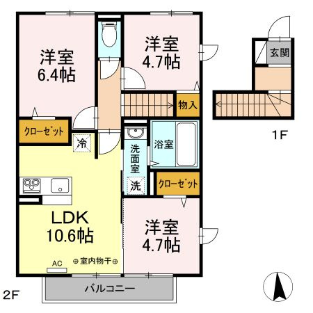 【間取り】 | フェリーチェ