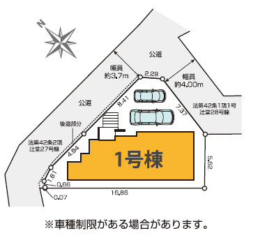 藤沢市辻堂3期　新築戸建　全1棟の区画図