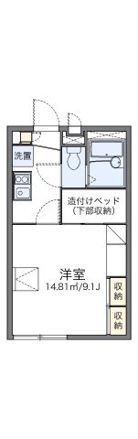 レオパレス西京の間取り