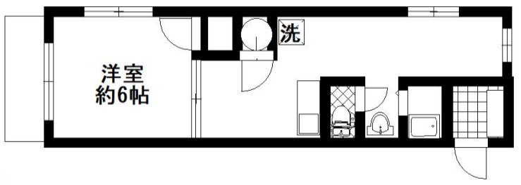ドゥハイム若林の間取り