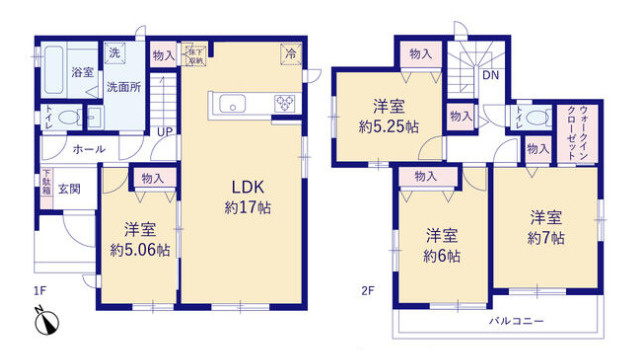 つくばみらい市富士見ヶ丘３丁目26番　新築戸建　B号棟
