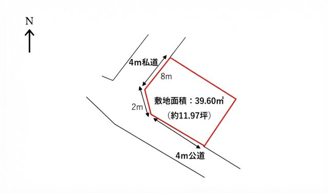 朝霞市根岸台７丁目売地の土地図