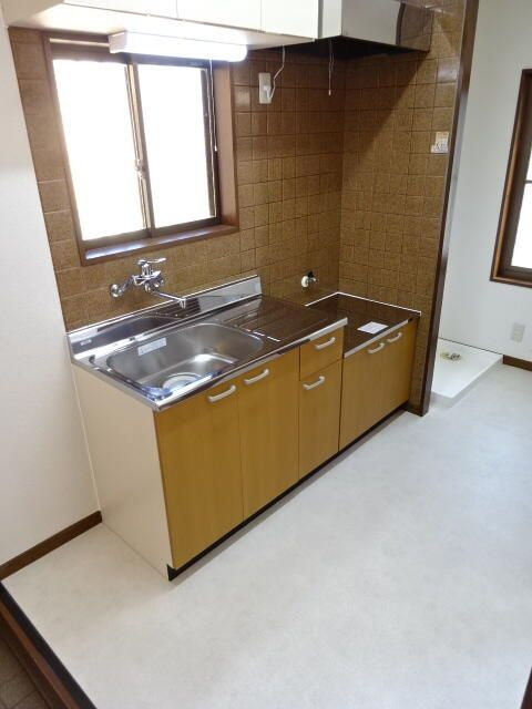 相模原市中央区上溝のアパートのキッチン