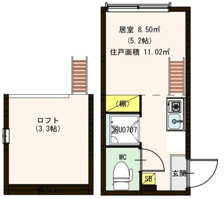 スカイソレイユ の間取り
