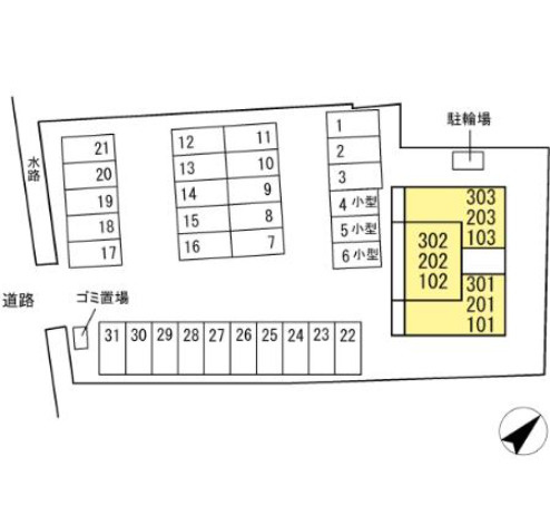 D-ROOM IZUMIの駐車場