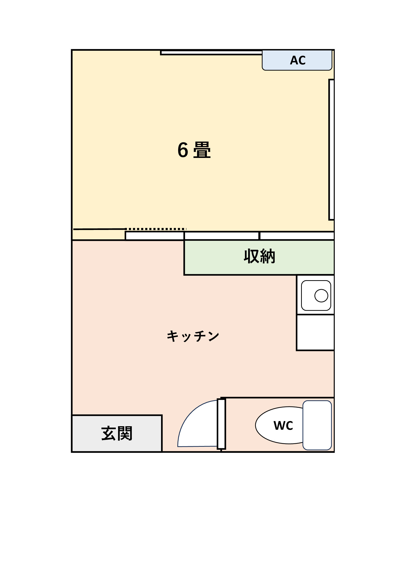 松美荘の間取り