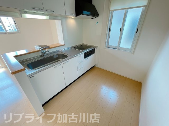 ムーンリットⅠ　B棟のキッチン