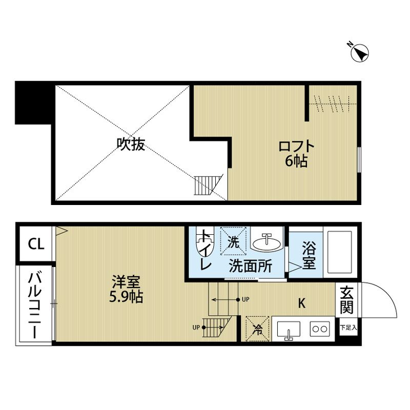 Cieloverde Ⅱの間取り